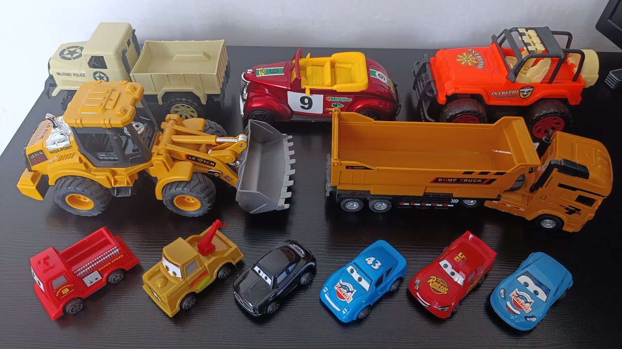 5 Minutes Satisfying With Unboxing Transport Vehicle 11 Pcs Play Toy Sets | ASMR | Unboxing & Review