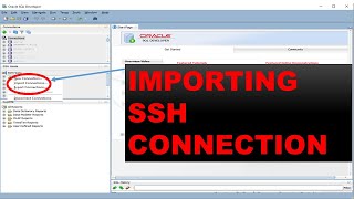 Copy SSH connections from SQL Developer || Secret WAY