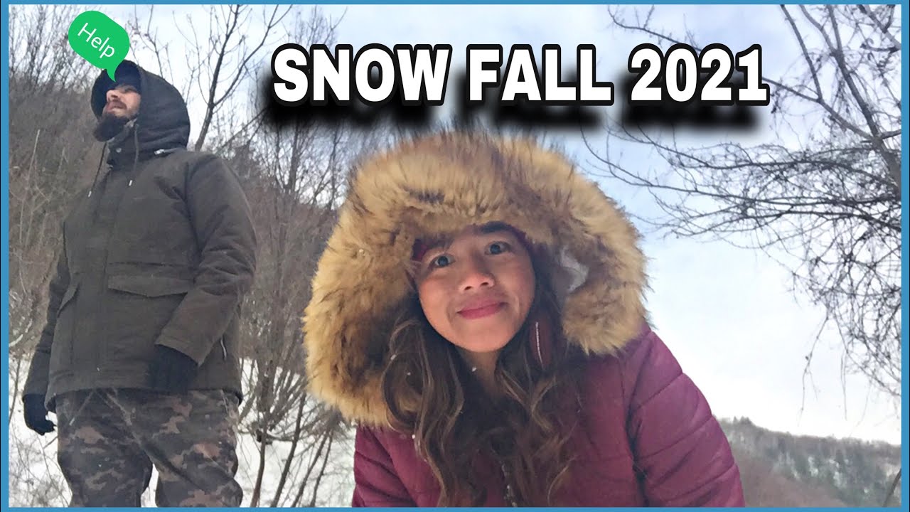 OUR FIRST SNOW FALL in 2021 | VLOG
