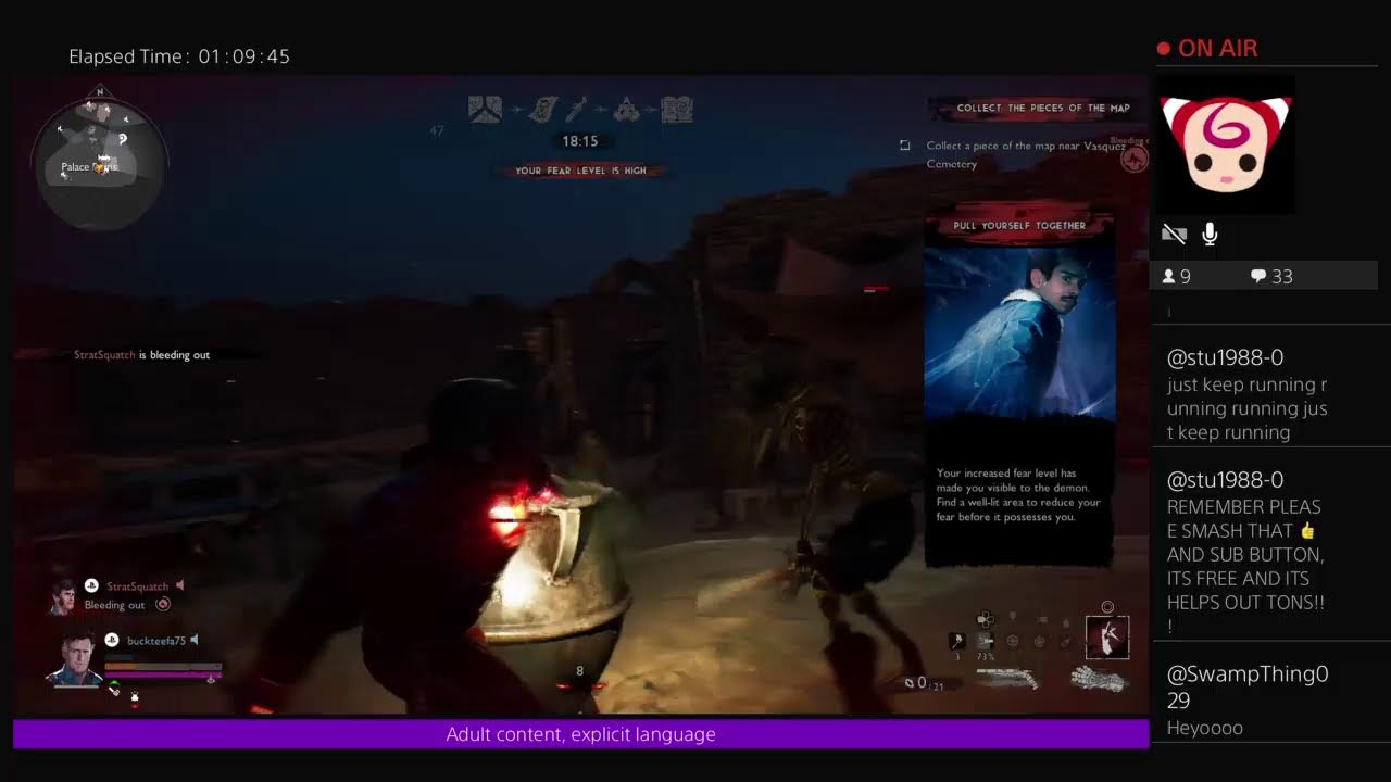 buckteefa75 EVIL DEAD THE GAME ep2