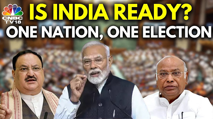 What Is One Nation, One Election? Modi Govt Introduces Bill In Parliament | N18V | CNBC TV18