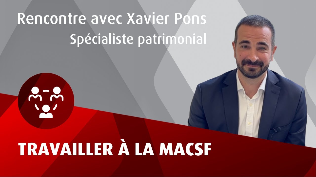 Portrait de Xavier Pons, spécialiste patrimonial