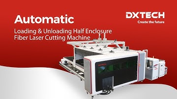 Automatic Loading and Unloading Half Enclosure Fiber Laser Cutting Machine for Engineering Price