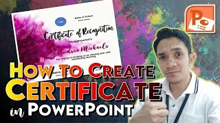 How to Create Certificate in PowerPoint | Step by Step Tutorial
