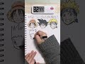45分で何ができる？ジャンプの主人公何人描けるか検証！#Shorts