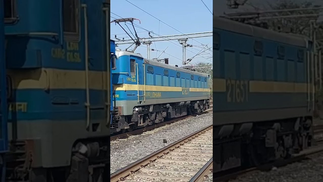 Very Beautiful and legendary Wag 7 Locomotive maal gaadi freight train 