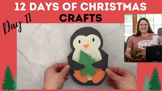 Christmas Penguin Craft (Free Template)