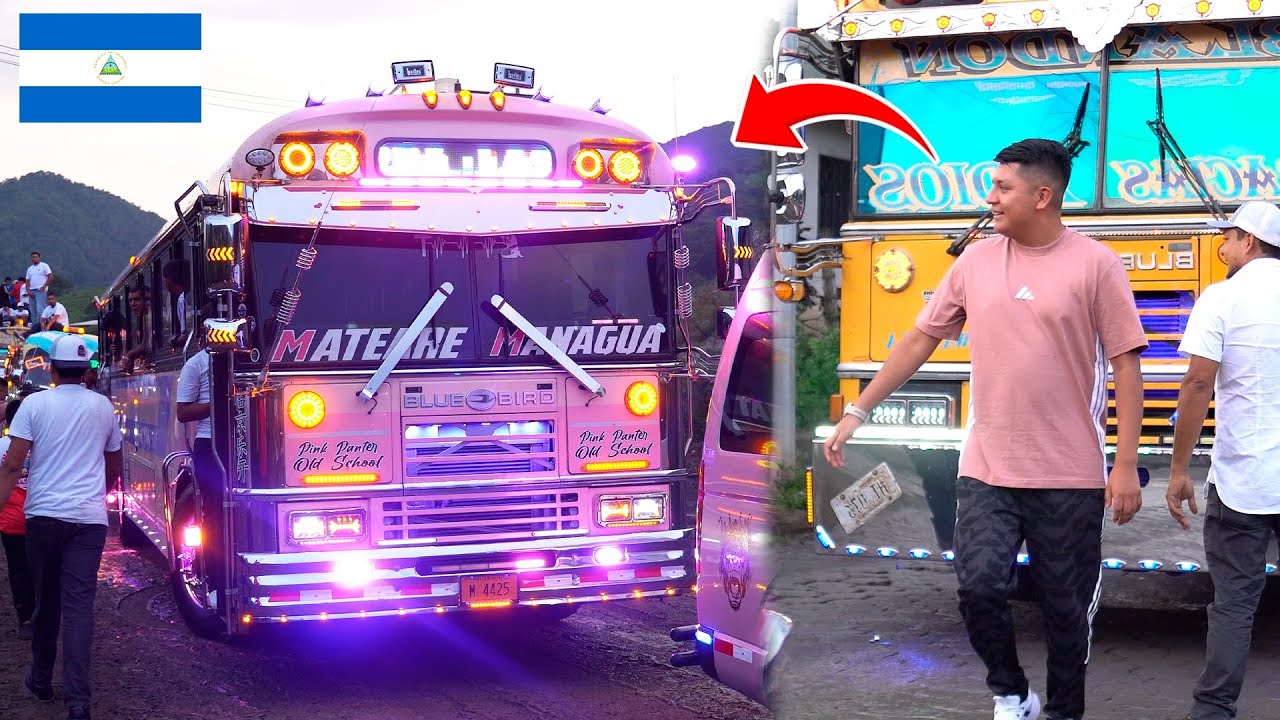 GUATEMALTECO EN LA EXHIBICIÓN DE BUSES EN NICARAGUA 