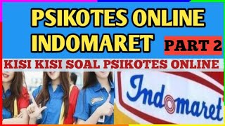 Psikotes Online Indomaret