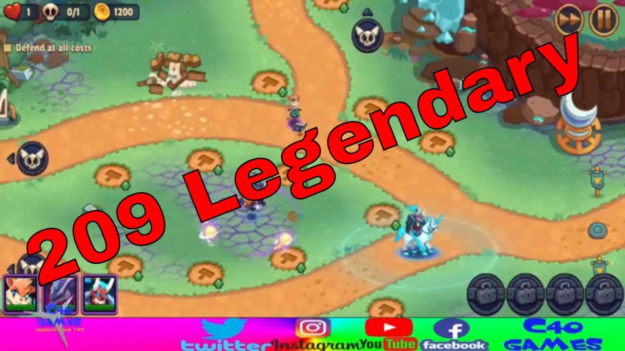 Realm Defense: Hero Legends td. 9 Уровень башни Fantasy Realm td. Игра уровень 209