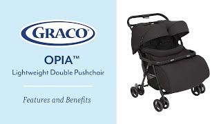 Graco Opia - A feature-packed double stroller designed for growing families!