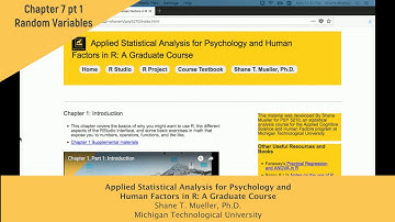 Chapter 7 part 1 -- Random variables