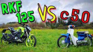 New Gen ή Old School?? - Honda C50 & Keeway RKF 125 Mini Review