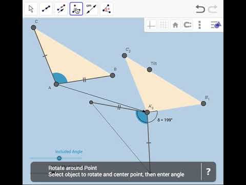 Proving Triangles Congruent via TRANFORMATIONAL GEOMETRY via GeoGebra ...