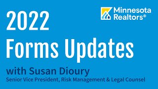 Minnesota Realtors® 2022 Forms Changes
