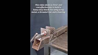 Genius DIY Metal Bench Vice: The Ultimate Workshop Hack