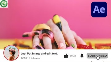 ae project file Youtube Subscribe Notification 28-Video World || After Effect Project free Download