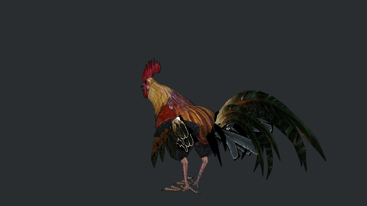 Rooster (Low Poly)