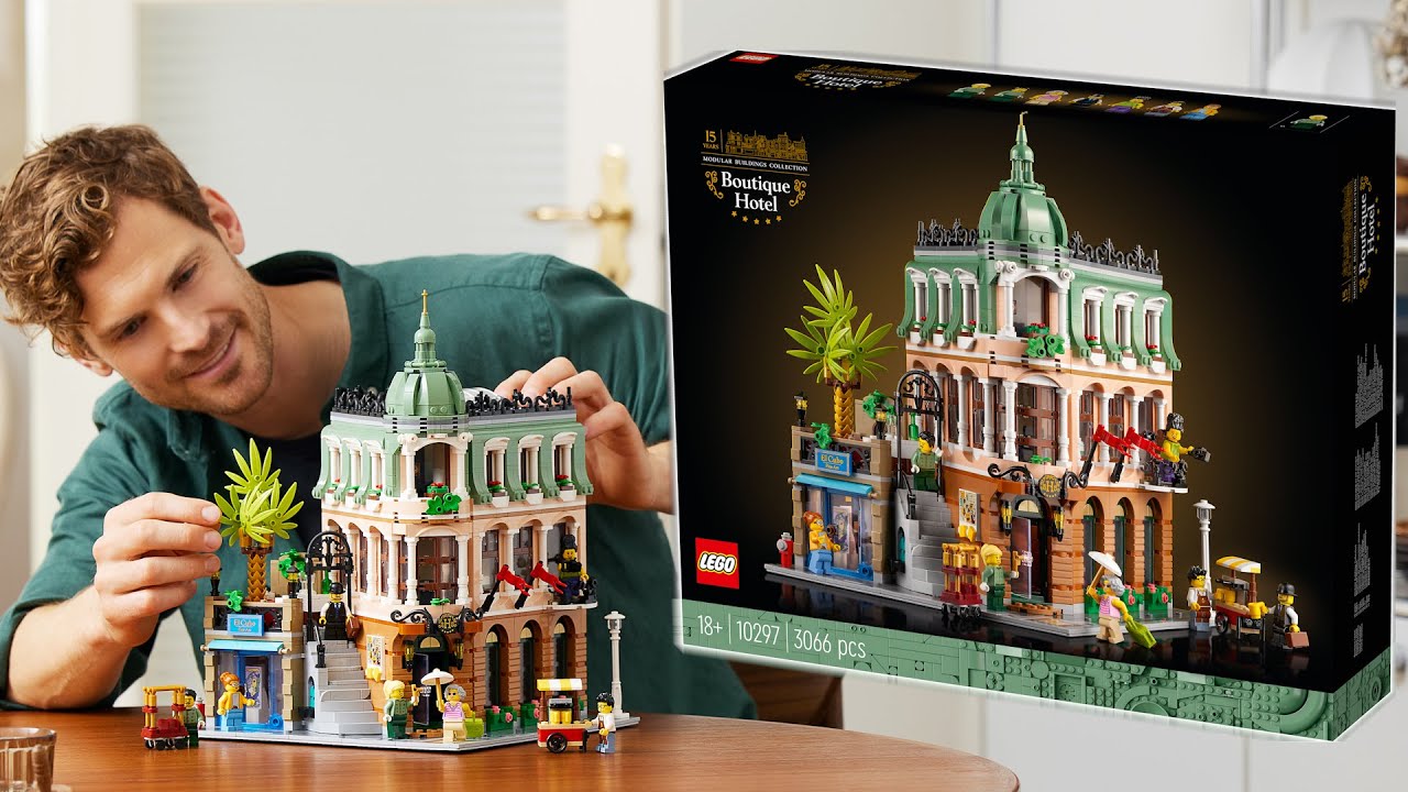 LEGO Boutique Hotel Builds Itself! Modular Set 10297