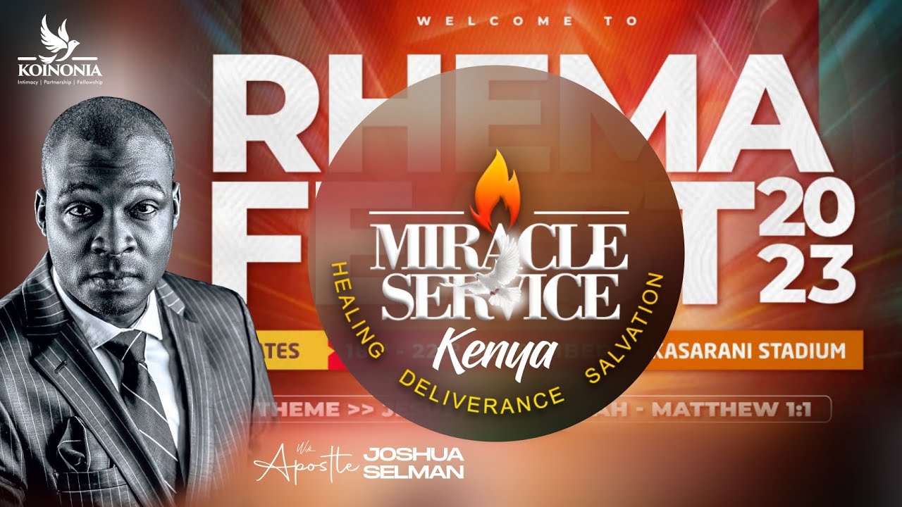 RHEMA FEAST 2023 || DAY5 EVENING SESSION || NAIROBI-KENYA || APOSTLE JOSHUA SELMAN
