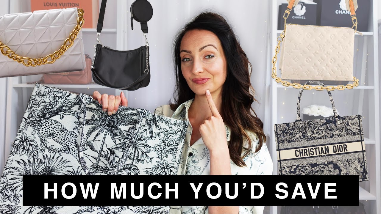 DESIGNER BAG DUPES 😮 HOW MUCH YOU COULD SAVE ft. Dior, LV, Prada, Bottega  Veneta 