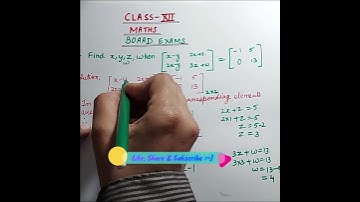 Class 12 Maths Board Exam Special | Matrices | CBSE Previous year Sample Papers | Imp ques