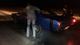 JJdaboss and Tricia win 10 000 at the race on the new car