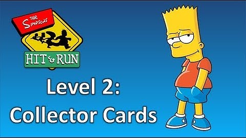 The Simpsons Hit & Run: Level 2 (Collector Cards)
