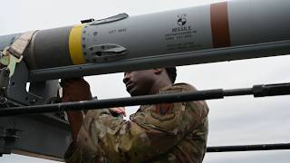 U.S. Airmen conduct Munitions Preparation and Weapons Loading in UK