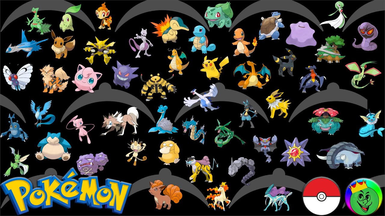 52 Pokemons Marble Race - Who Wins?