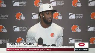 Denzel Ward on the Confidence of the Browns Defense & Facing Lamar Jackson - Sports4CLE, 9/10/25
