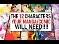 The ONLY 12 Characters Your Manga/Light Novel Will NEED!! (Do you have them?)