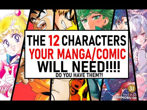The ONLY 12 Characters Your Manga/Light Novel Will NEED!! (Do you have them?)