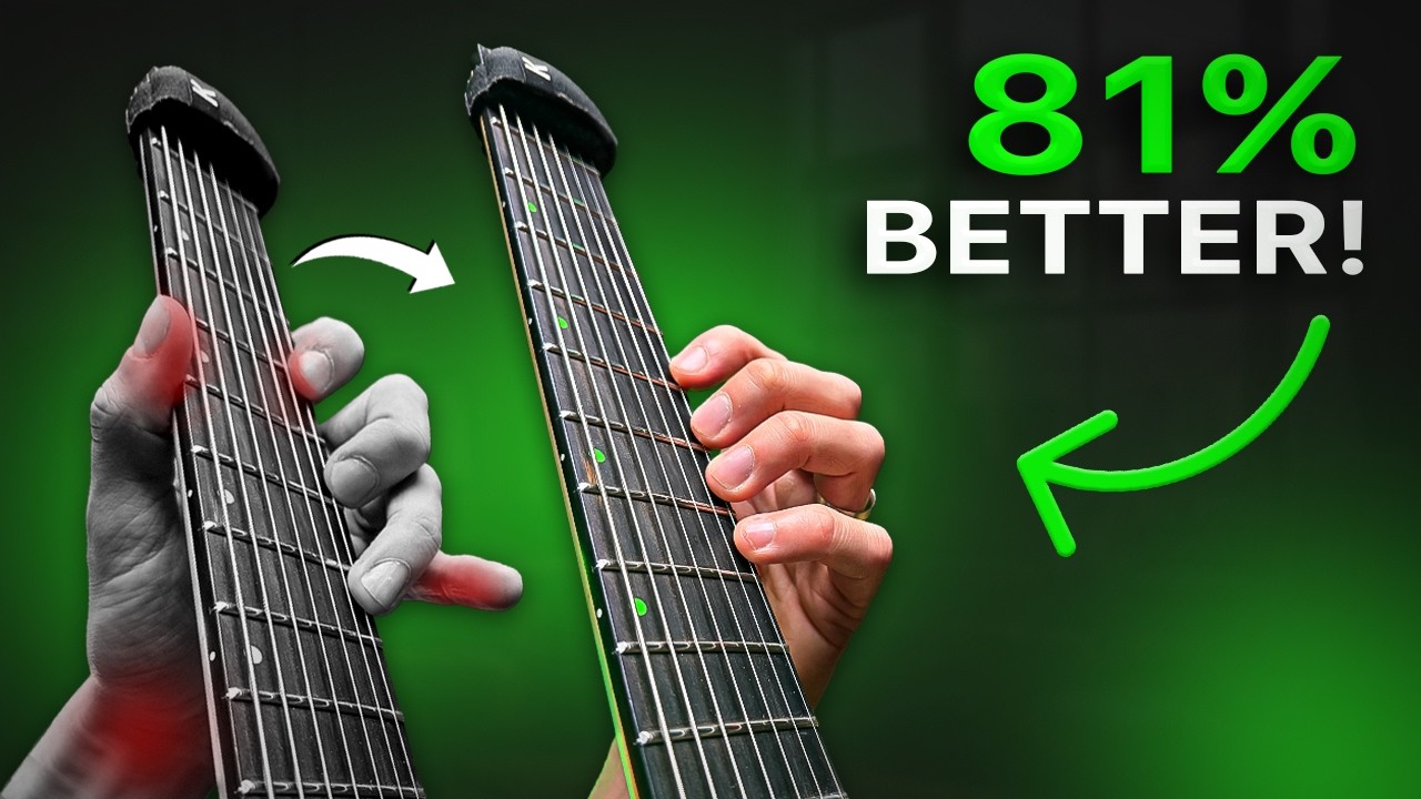 Дайте мне 18 минут, и я улучшу вашу технику игры на гитаре на 81%