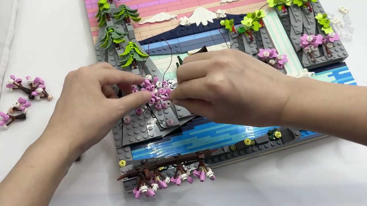 31218 Japanese Cherry Blossom Landscape