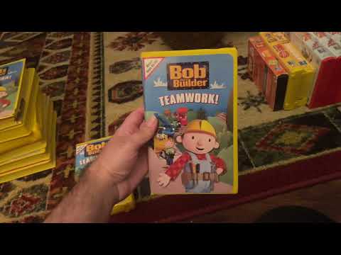 My Updated Bob The Builder VHS Collection