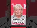 WHAT RHONDA REVELLE WANTS FANS TO EXPERIENCE WHILE WATCHING HER TEAM PLAY #Huskers #GBR