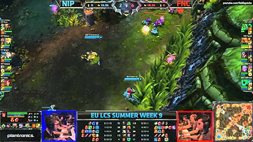 Ninjas In Pyjamas vs Fnatic (LCS EU Summer Split W9 D3)