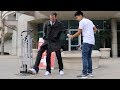 Three legged man prank in usa  julien magic