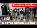 Do Bodum Double Walled Glasses Fit Nespresso Machines And Which Size Should You Buy? | Bodum Pavina