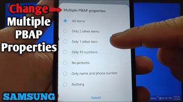 How to change multiple PBAP Properties on Samsung Galaxy A02 | Developer Options | Networking