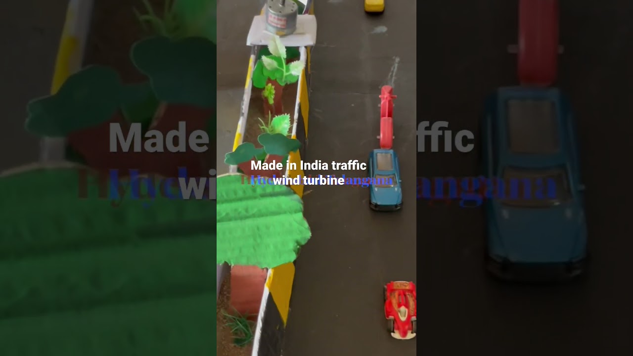 Made in India traffic wind turbine | 