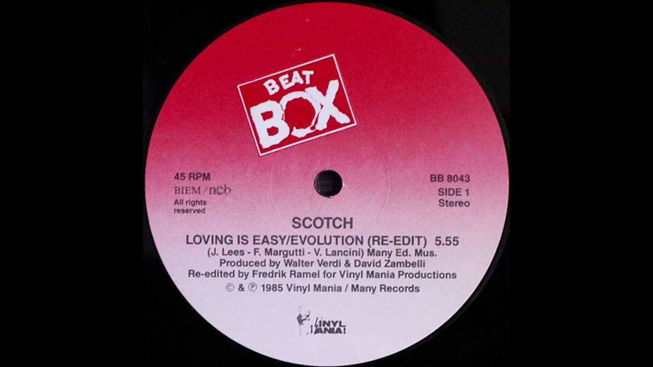 Watch Scotch – Loving Is Easy / Evolution (Re-edit) on YouTube Watch Scotch – Loving Is Easy / Evolution (Re-edit) on YouTube
