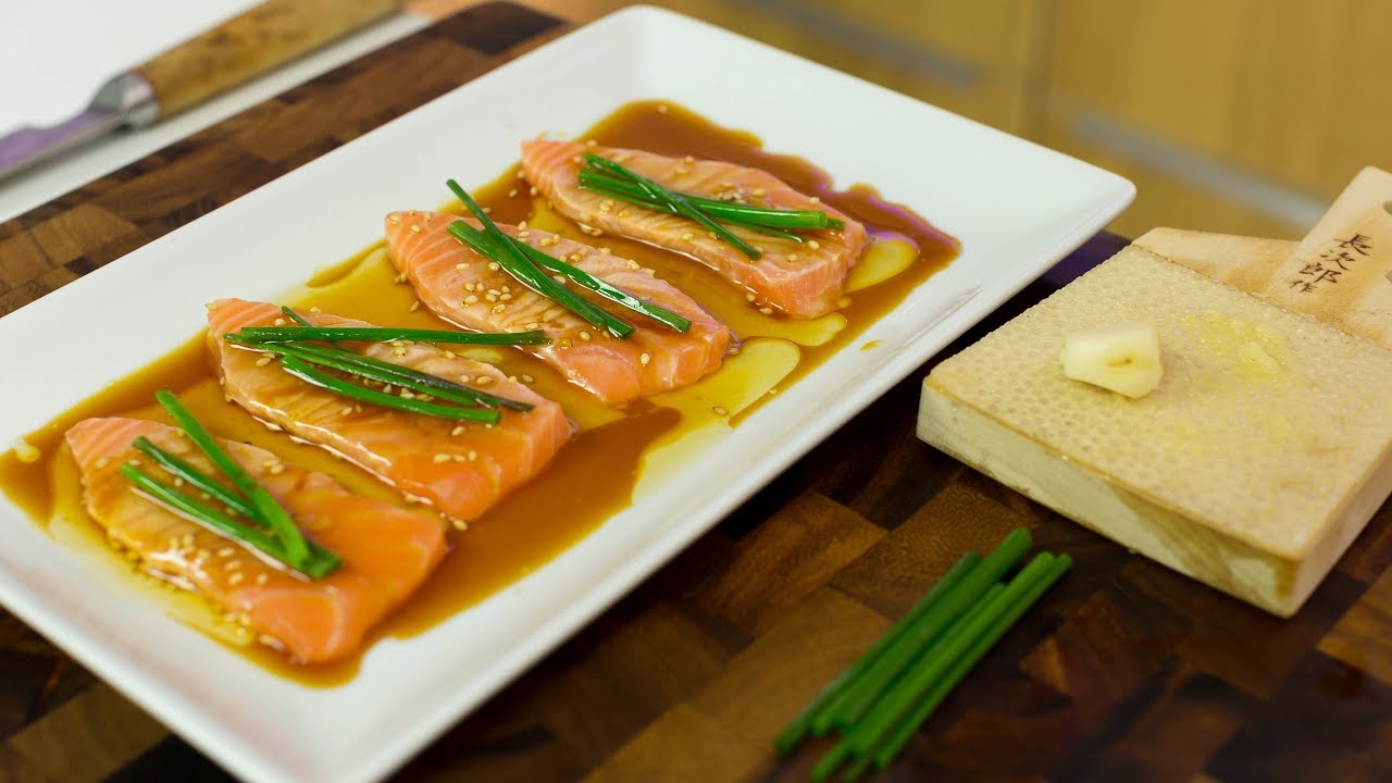 New Style Salmon Sashimi Tutorial | How To Make Sushi