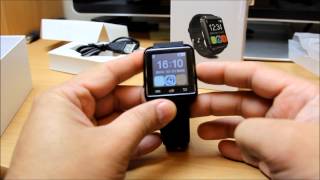 UWatch U8 Bluetooth Smart Watch for Android mobile review and how to install Smart Watch Helper App screenshot 1