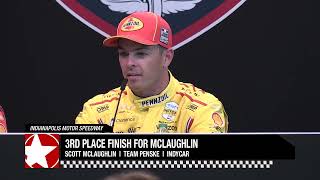 Indy 500 results: 3rd place finish for Team Penske's Scott McLaughlin