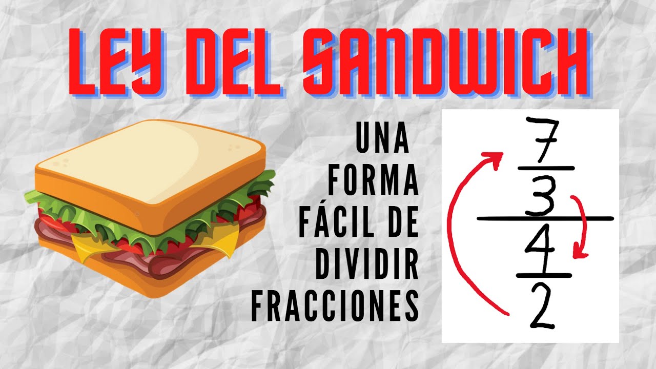 Ley del Sandwich - Fracciones - YouTube