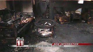 Smoking named as cause of fatal Devils Lake house fire