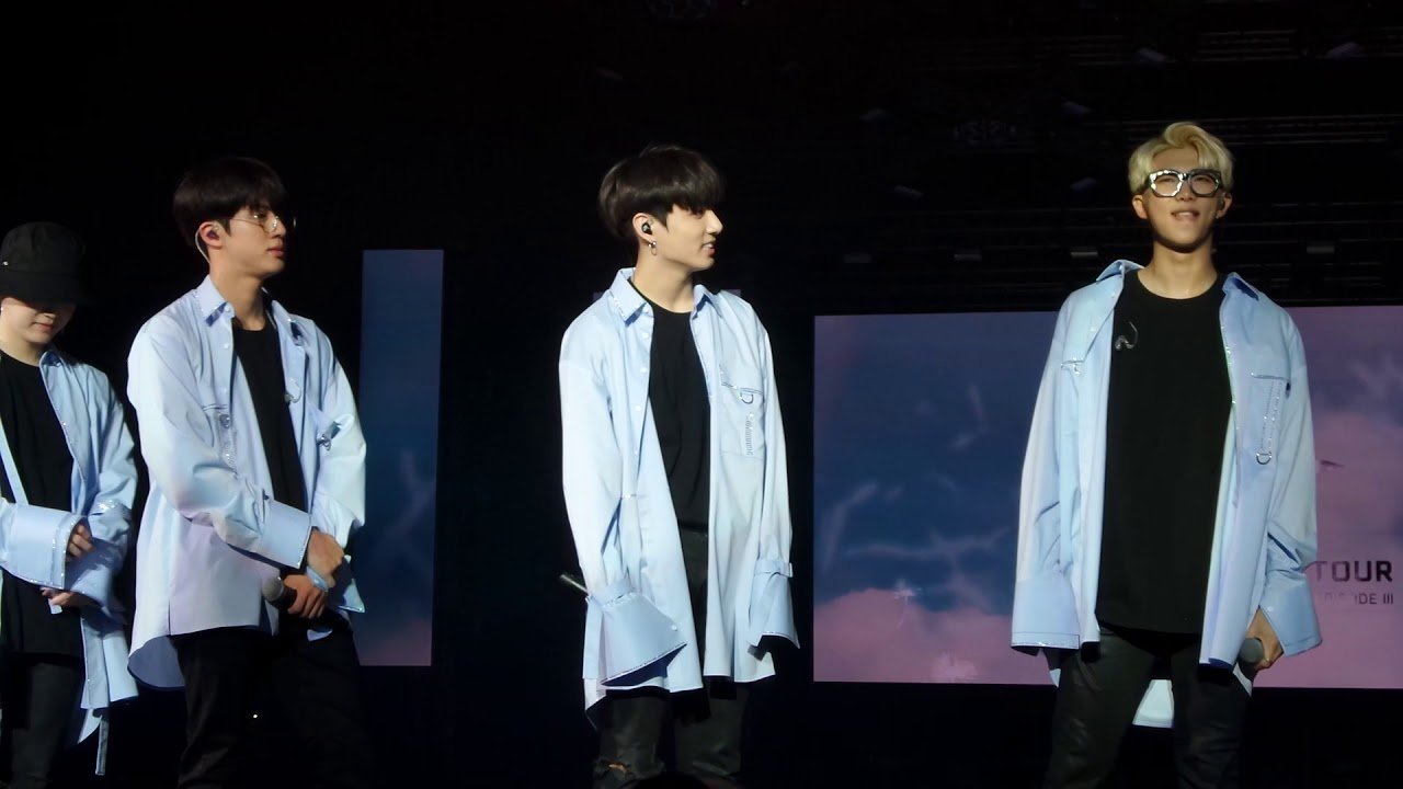 171104 BTS Outro Wings & FULL MENT speaking english cantonese Wings Tour in Macau concert fancam