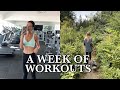 A Week Of Workouts Vlog